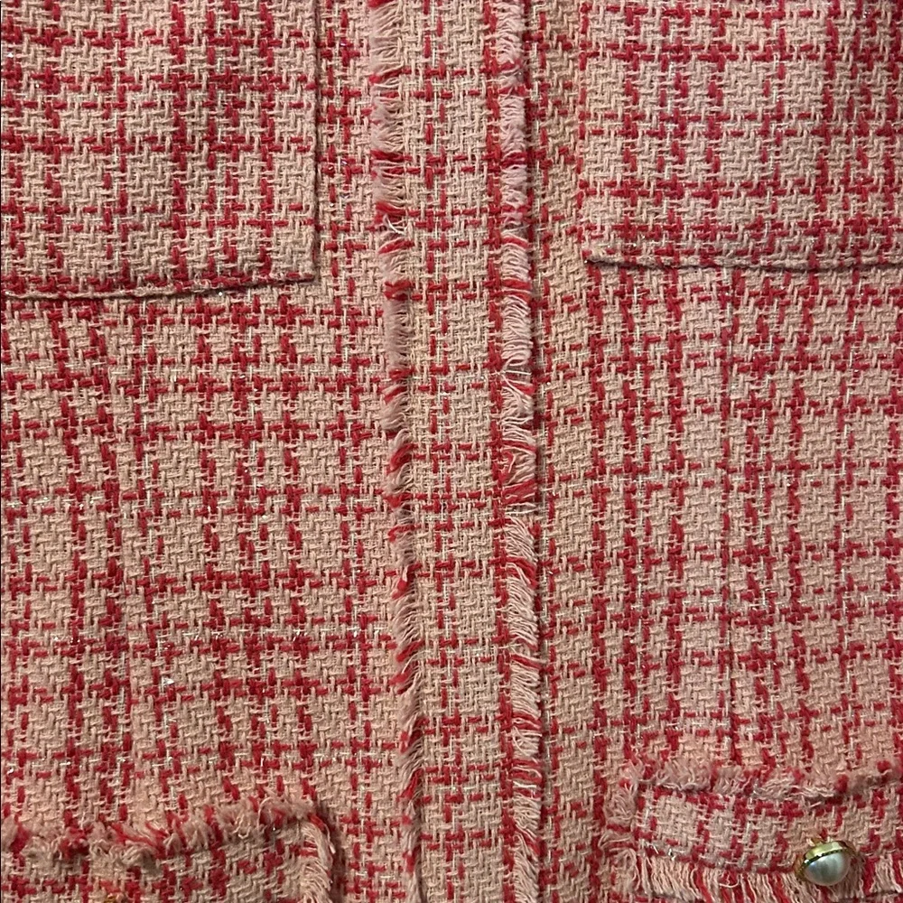 NWT Nanette Lepore Women's SZ 4 Almond Blossom Plaid Tweed LS Sheath Dress $168